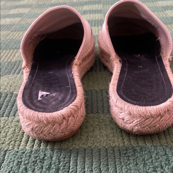 Zara Women's Black and Cream Espadrille Slides sz 39 - Picture 9 of 10